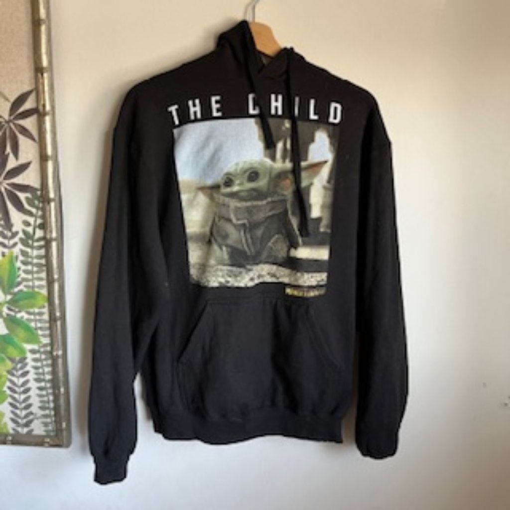 3/15 Star Wars The Mandalorian The Child Green Hoodie Unisex Size M